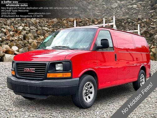 Fire Red 2013 GMC Savana 1500 Work Van