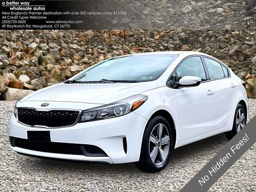 Clear White 2018 Kia Forte S