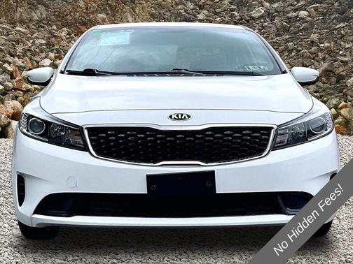 Clear White 2018 Kia Forte S