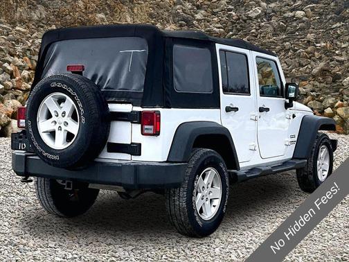 Bright White Clearcoat 2015 Jeep Wrangler Unlimited Sport