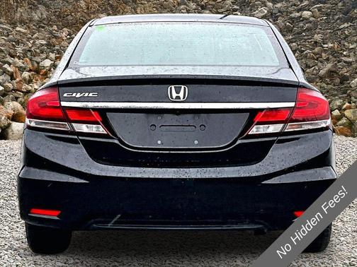 Black 2015 Honda Civic LX