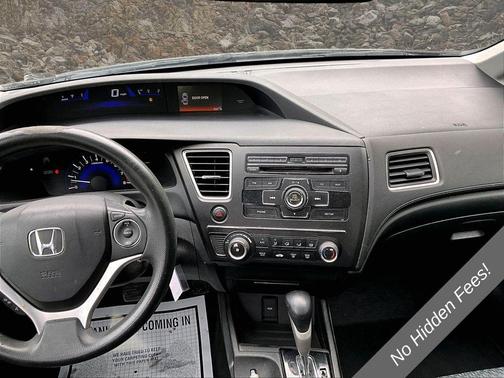 Black 2015 Honda Civic LX