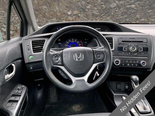 Black 2015 Honda Civic LX