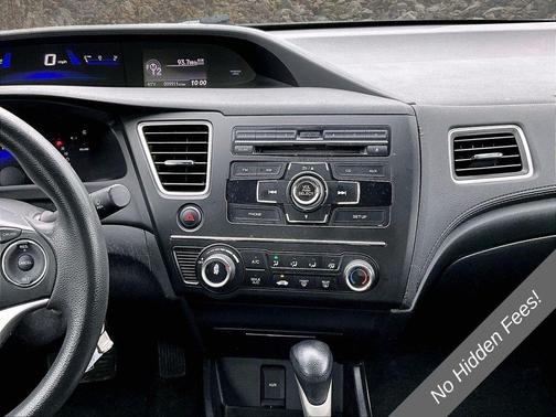 Black 2015 Honda Civic LX