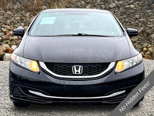 Black 2015 Honda Civic LX