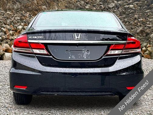 Black 2015 Honda Civic LX