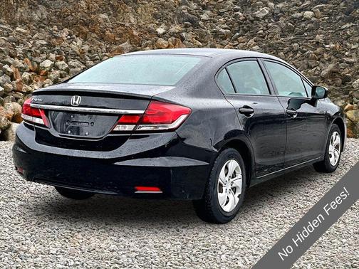 Black 2015 Honda Civic LX
