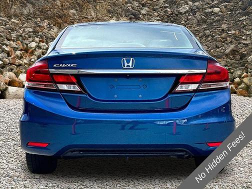 Blue 2013 Honda Civic EX