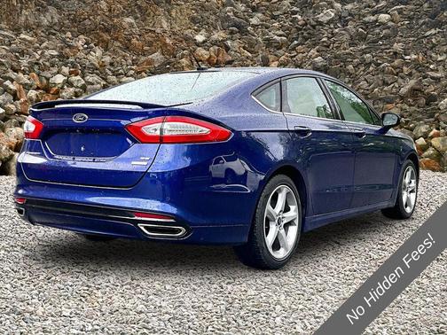 Blue 2016 Ford Fusion SE