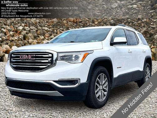Summit White 2018 GMC Acadia SLE-2