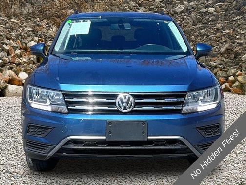 Blue 2020 Volkswagen Tiguan 2.0T SE R-Line Black