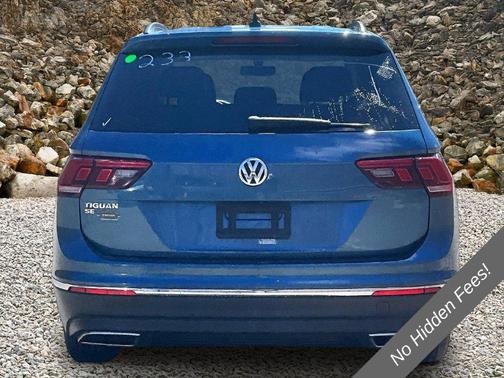 Blue 2020 Volkswagen Tiguan 2.0T SE R-Line Black