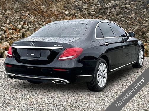 Black 2017 Mercedes-Benz E-Class 4MATIC