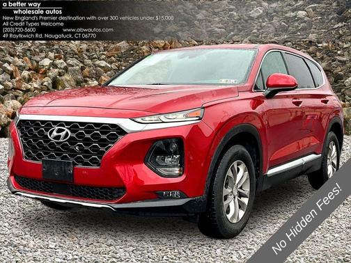 Scarlet Red 2019 Hyundai SANTA FE SEL 2.4