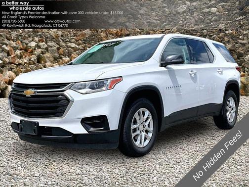 Summit White 2021 Chevrolet Traverse LS