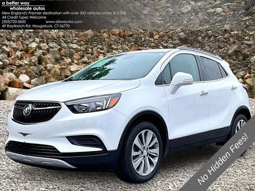 Summit White 2018 Buick Encore Preferred