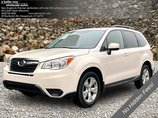 Satin White Pearl 2015 Subaru Forester 2.5i Premium