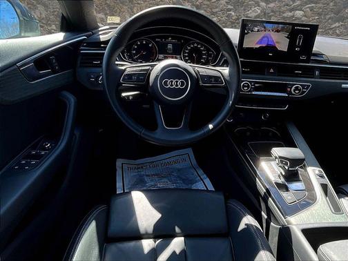 Black 2021 Audi A5 Sportback 45 S Line Premium