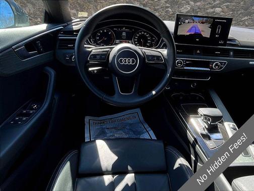 Black 2021 Audi A5 Sportback 45 S Line Premium