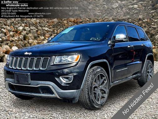 Brilliant Black Crystal Pearlcoat 2015 Jeep Grand Cherokee Limited