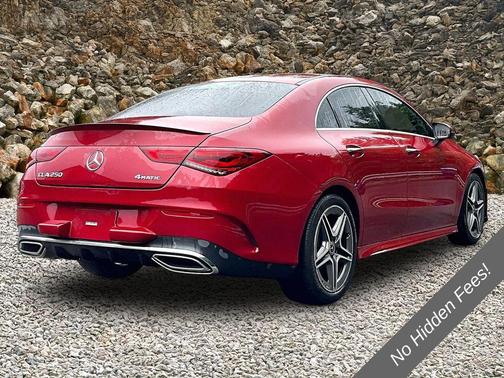 Red 2021 Mercedes-Benz CLA 250 4MATIC