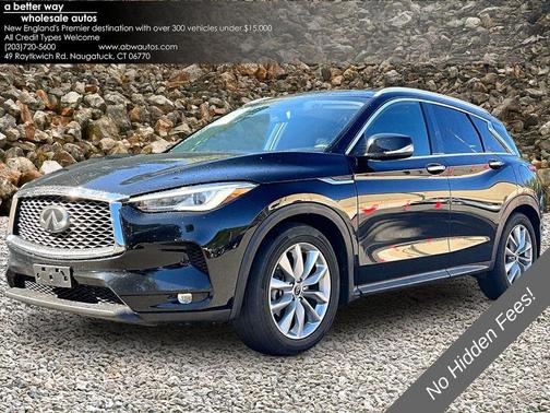 Black Obsidian 2019 INFINITI QX50 Luxe