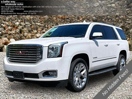 White Frost Tricoat 2018 GMC Yukon SLT