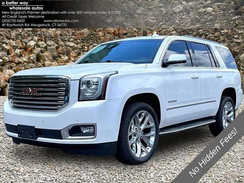 White Frost Tricoat 2018 GMC Yukon SLT