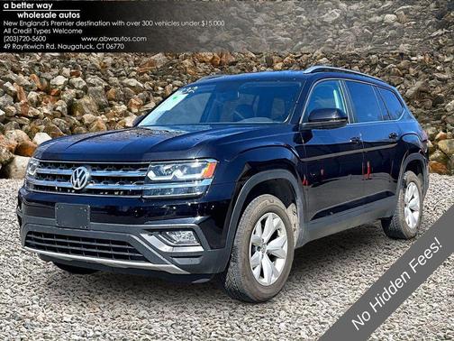 Deep Black 2019 Volkswagen Atlas 3.6L SE