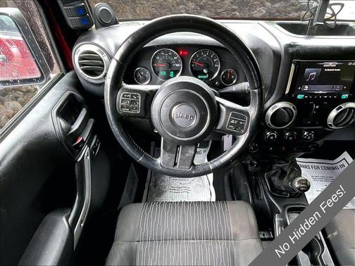 Deep Cherry Red Crystal Pearlcoat 2012 Jeep Wrangler Unlimited Rubicon