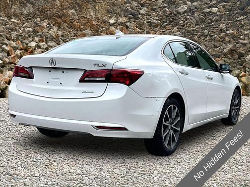 White 2015 Acura TLX V6 Tech