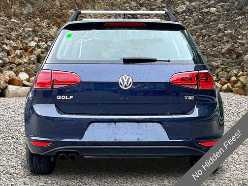 Blue 2017 Volkswagen Golf TSI Wolfsburg Edition 4-Door