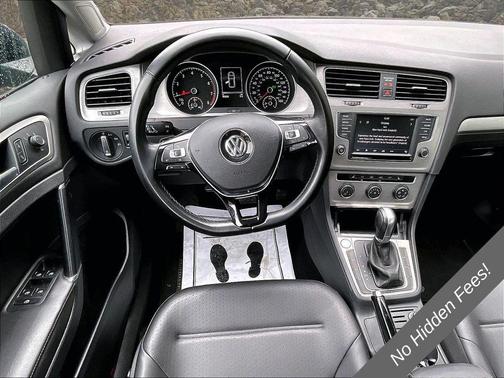 Blue 2017 Volkswagen Golf TSI Wolfsburg Edition 4-Door