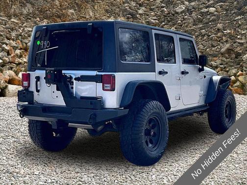 Bright Silver Metallic Clearcoat 2012 Jeep Wrangler Unlimited Rubicon