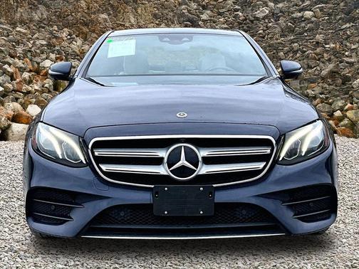 Blue 2019 Mercedes-Benz E-Class 4MATIC