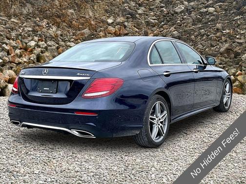 Blue 2019 Mercedes-Benz E-Class 4MATIC