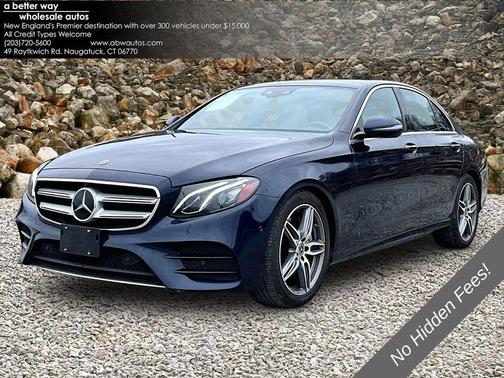 Blue 2019 Mercedes-Benz E-Class 4MATIC