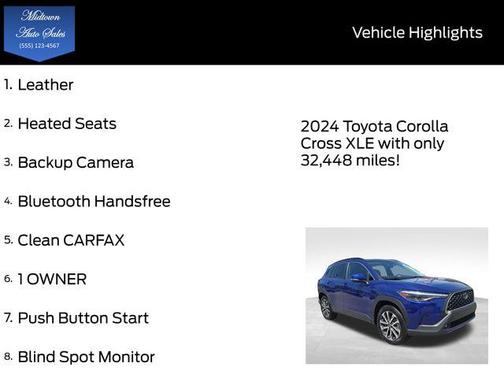 2024 Toyota Corolla Cross XLE