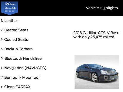 2013 Cadillac CTS-V Base