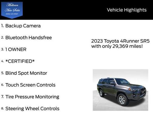 2023 Toyota 4Runner SR5