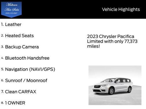 2023 Chrysler Pacifica Limited