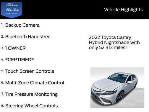 2022 Toyota Camry SE