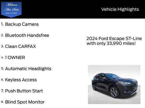 2024 Ford Escape ST-Line