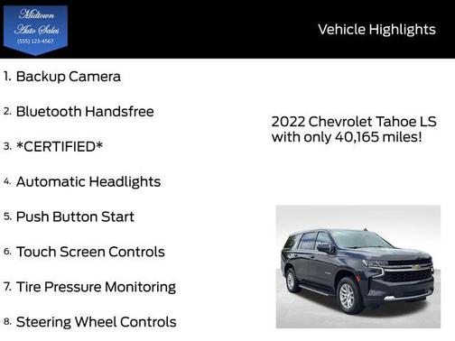 2022 Chevrolet Tahoe LS