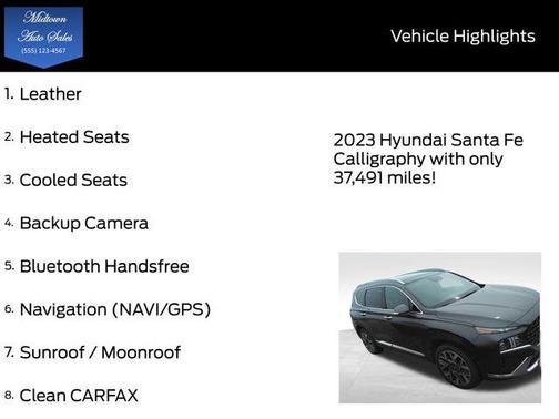 2023 Hyundai SANTA FE Calligraphy
