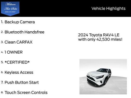 2024 Toyota RAV4 LE