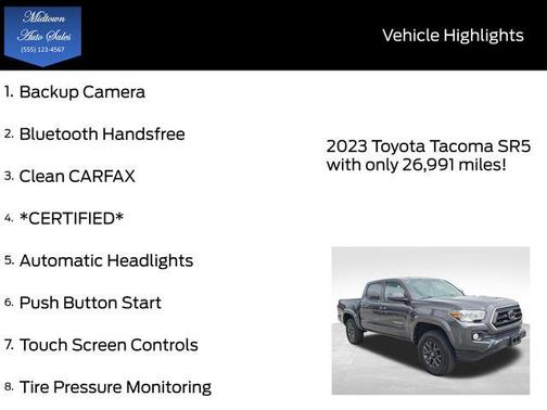 2023 Toyota Tacoma SR5