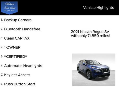 2021 Nissan Rogue SV