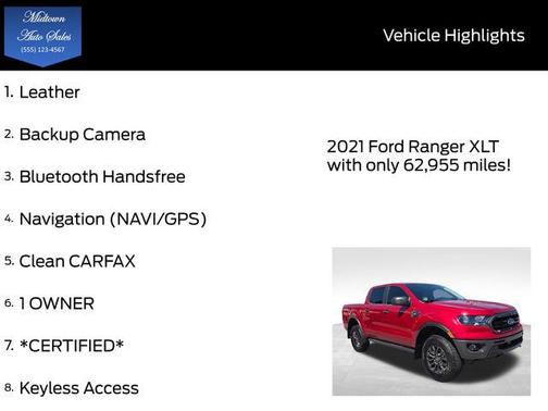 2021 Ford Ranger XLT