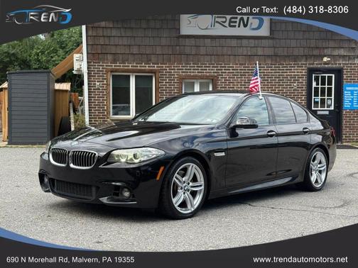 Black 2016 BMW 535 535i Sedan 4D